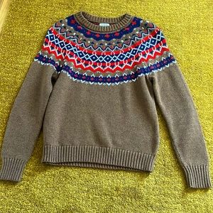 J crew fair isle sweater XXS